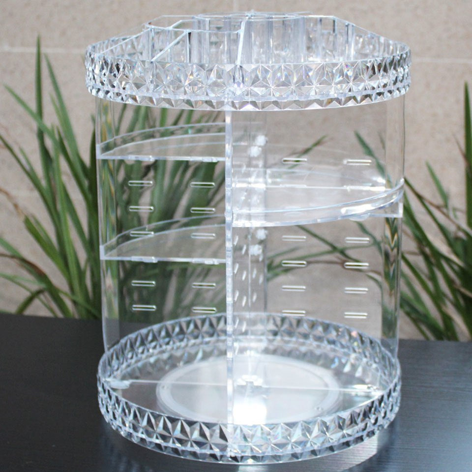 360° Rotation Makeup Organizer