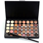 New Pigments Matte Eyes Shadow Makeup Sets With Brushes Waterproof 40 Color Smoky Eyeshadow Glitter Palette Nude Makeup