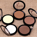 New Fashion Foundation Natural Concealer Brighten Shimmer Dark Skin Face Powder Contour Shimmer Bronzer Highlighter Makeup