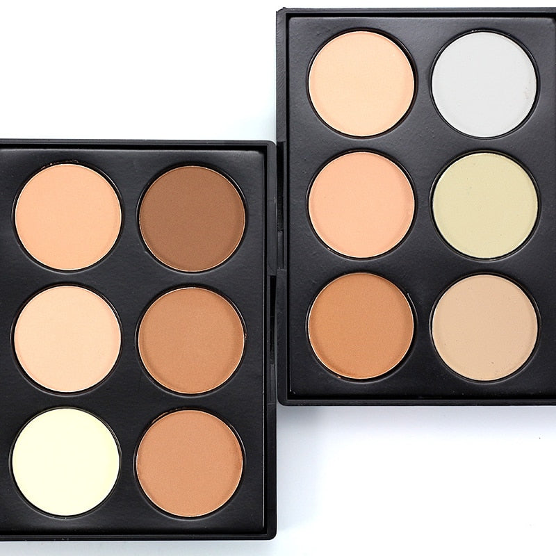 New Professional Cosmetic Long Lasting Brightener corretivo Face Powder Bronzer Highlighter Makeup Contour Palette