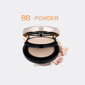 Luxury Makeup Mineral Foundation 2 Layer Waterproof Whitening Brighten Face Matte Powder Palette Contouring Makeup