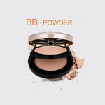 Luxury Makeup Mineral Foundation 2 Layer Waterproof Whitening Brighten Face Matte Powder Palette Contouring Makeup