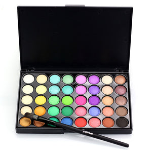 New Pigments Matte Eyes Shadow Makeup Sets With Brushes Waterproof 40 Color Smoky Eyeshadow Glitter Palette Nude Makeup