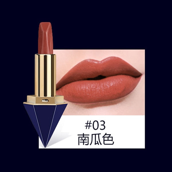 New Lipstick Luxury Makeup Lip Kit Pigments Long Lasting Waterproof Diamond Brand Makeup Red Lipstick Matte