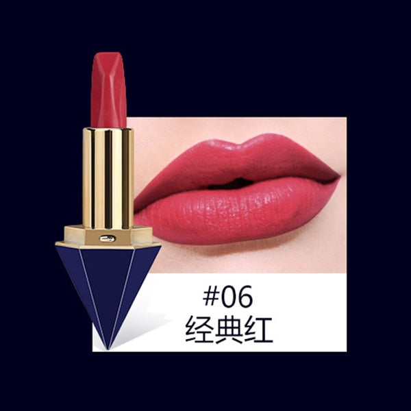 New Lipstick Luxury Makeup Lip Kit Pigments Long Lasting Waterproof Diamond Brand Makeup Red Lipstick Matte