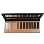Hot Fashion Branded Makeup Waterproof 12 Color Glitter Shimmer Make Up Colors Nude Pigments Professional Eyeshadow Palette