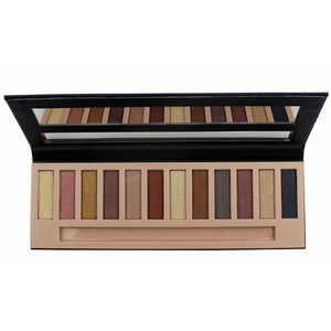 Hot Fashion Branded Makeup Waterproof 12 Color Glitter Shimmer Make Up Colors Nude Pigments Professional Eyeshadow Palette