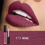 New Makeup 2017 Metallic Lip Color Cosmetics Waterproof Lip Gloss Gold Shimmer Matte Liquid Focallure Metallic Lipstick Lot
