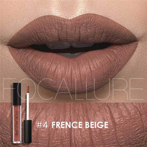 New Makeup 2017 Metallic Lip Color Cosmetics Waterproof Lip Gloss Gold Shimmer Matte Liquid Focallure Metallic Lipstick Lot