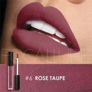 New Makeup 2017 Metallic Lip Color Cosmetics Waterproof Lip Gloss Gold Shimmer Matte Liquid Focallure Metallic Lipstick Lot