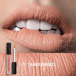 New Makeup 2017 Metallic Lip Color Cosmetics Waterproof Lip Gloss Gold Shimmer Matte Liquid Focallure Metallic Lipstick Lot