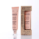 New Fashion 2017 TLM Brand CC Cream Cosmetics Waterproof Full Cover Pores Concealer Face Whitening CC Brand Makeup Cream