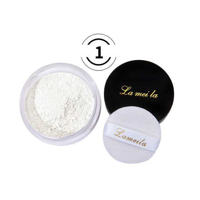 Professional Face Base Cosmetics Waterproof Whitening Minerals Oil Control Transparent Loose Powder Face Makeup