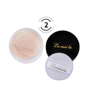 Professional Face Base Cosmetics Waterproof Whitening Minerals Oil Control Transparent Loose Powder Face Makeup