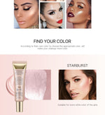 New Contour Highlighters Brand Cosmetics Waterproof White Shimmer Glow Brighten Face Liquid Highlighter o.two.o Makeup