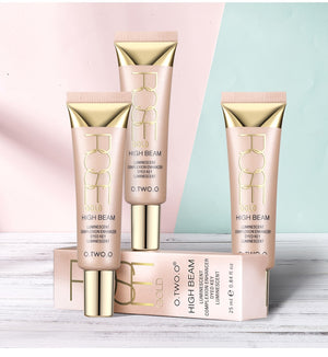 New Contour Highlighters Brand Cosmetics Waterproof White Shimmer Glow Brighten Face Liquid Highlighter o.two.o Makeup