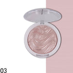 New Miss Rose Highlighter Make Up Palette Waterproof White Gold Shimmer Glow Brightening Powder Highlighters Makeup Kits