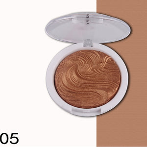 New Miss Rose Highlighter Make Up Palette Waterproof White Gold Shimmer Glow Brightening Powder Highlighters Makeup Kits
