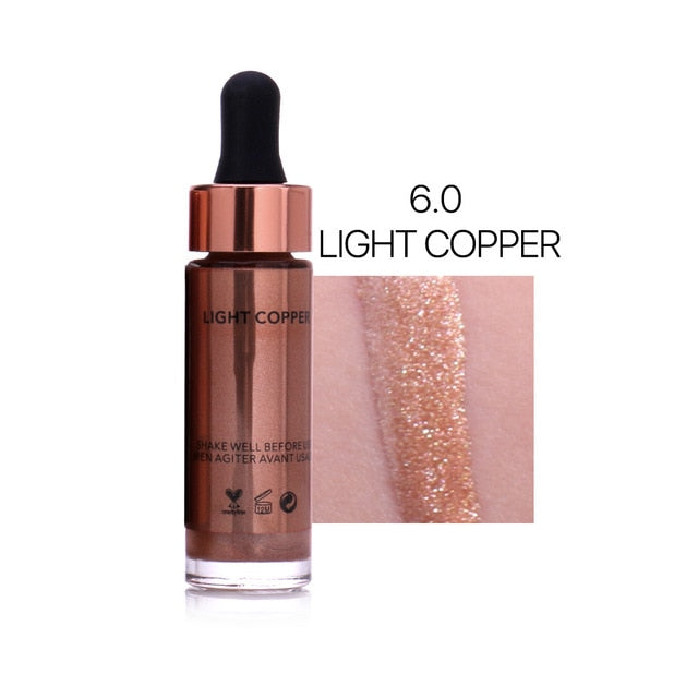 New Contouring Liquid Highlighter Brand Cosmetic Waterproof Face Contour Shimmer Bronzers Highlighters o.two.o Makeup