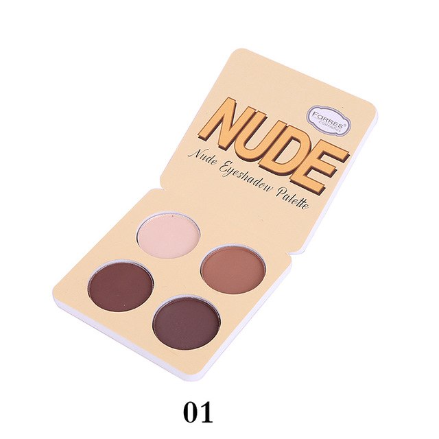 Hot Makeup Pro 4 Color Eyeshadow Brand Cosmetic Long Lasting Mineral Powder Pigmented Nude Eyeshadow Matte Palette