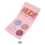 Hot Makeup Pro 4 Color Eyeshadow Brand Cosmetic Long Lasting Mineral Powder Pigmented Nude Eyeshadow Matte Palette