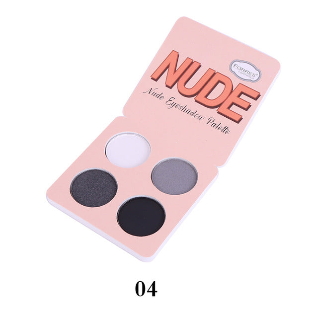 Hot Makeup Pro 4 Color Eyeshadow Brand Cosmetic Long Lasting Mineral Powder Pigmented Nude Eyeshadow Matte Palette