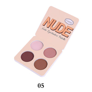 Hot Makeup Pro 4 Color Eyeshadow Brand Cosmetic Long Lasting Mineral Powder Pigmented Nude Eyeshadow Matte Palette