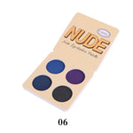 Hot Makeup Pro 4 Color Eyeshadow Brand Cosmetic Long Lasting Mineral Powder Pigmented Nude Eyeshadow Matte Palette