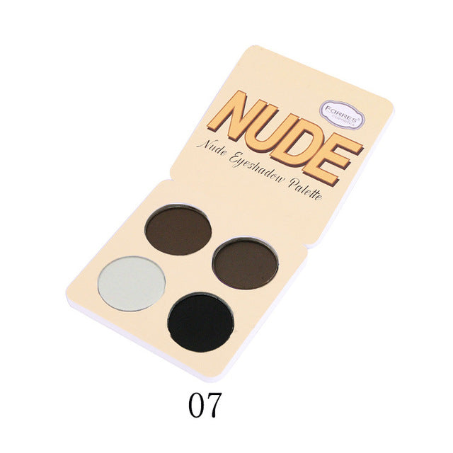 Hot Makeup Pro 4 Color Eyeshadow Brand Cosmetic Long Lasting Mineral Powder Pigmented Nude Eyeshadow Matte Palette