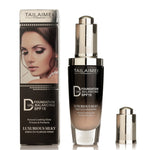 Professional Face Bases Natural Brighten Cream Long Lasting Sun Block SPF15 Face Whitening Liquid Foundation Cream Makeup