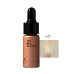 PUDAIER Professional Shimmer Highlighters Make Up White Glow Face Brighten Dark Skin Contour Bronzer and Highlighter Makeup