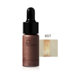 PUDAIER Professional Shimmer Highlighters Make Up White Glow Face Brighten Dark Skin Contour Bronzer and Highlighter Makeup