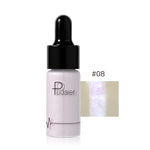 PUDAIER Professional Shimmer Highlighters Make Up White Glow Face Brighten Dark Skin Contour Bronzer and Highlighter Makeup