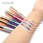 Focallure 5 Color Shimmer Eye Liner Korean Cosmetics Waterproof Pigments Shiny Silver Pink Blue Gold Glitter Eyeliner Makeup