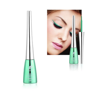 New Brand Colorful Eye Liner Cosmetics Waterproof Long Lasting Pigment Blue Silver Liquid Make Up Color Eyeliner