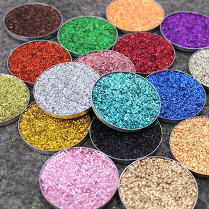 New Brand Shining Eyes Shadow Makeup Palette Waterproof Pigment Shimmer Gold Silver Black Glitter Popfeel Eyeshadow