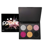 New Brand Shining Eyes Shadow Makeup Palette Waterproof Pigment Shimmer Gold Silver Black Glitter Popfeel Eyeshadow