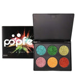 New Brand Shining Eyes Shadow Makeup Palette Waterproof Pigment Shimmer Gold Silver Black Glitter Popfeel Eyeshadow