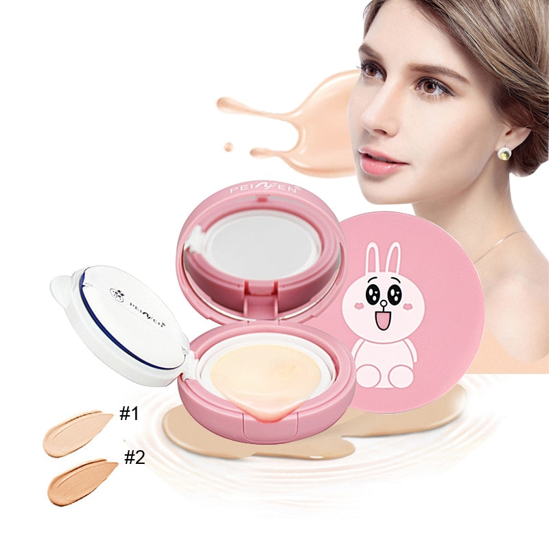 New Brand Cute Bases BB Cream Cosmetics Waterproof Natural Concealer Face Whitening BB Cushion Foundation Makeup
