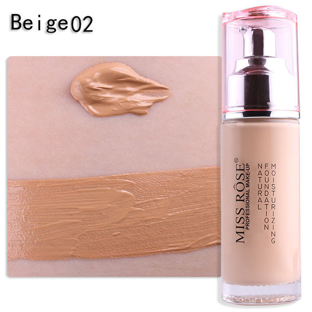Professional Bases Make Up Liquid Foundation Long Lasting Brighten Dark Skin Contour Face Foundation MISS ROSE Makeup Cream