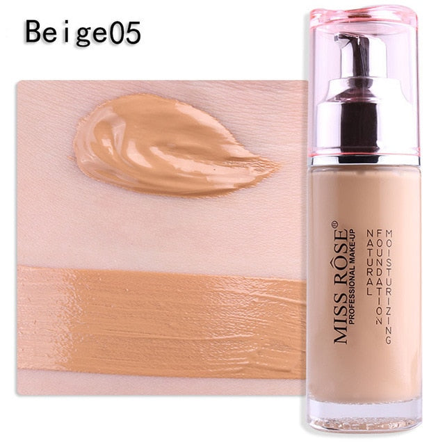 Professional Bases Make Up Liquid Foundation Long Lasting Brighten Dark Skin Contour Face Foundation MISS ROSE Makeup Cream