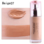 Professional Bases Make Up Liquid Foundation Long Lasting Brighten Dark Skin Contour Face Foundation MISS ROSE Makeup Cream