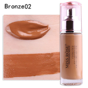 Professional Bases Make Up Liquid Foundation Long Lasting Brighten Dark Skin Contour Face Foundation MISS ROSE Makeup Cream