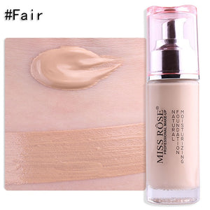 Professional Bases Make Up Liquid Foundation Long Lasting Brighten Dark Skin Contour Face Foundation MISS ROSE Makeup Cream