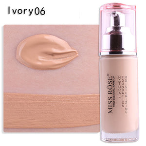 Professional Bases Make Up Liquid Foundation Long Lasting Brighten Dark Skin Contour Face Foundation MISS ROSE Makeup Cream