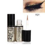 Professional New Shiny Eye Liners Cosmetics for Women Pigment Silver Rose Gold Color Liquid Glitter Eyeliner Cheap Makeup
