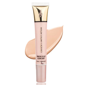 TLM Brand Dark Skin Shiny Highlight Cosmetics Waterproof Pigment Nude Gold Shimmer Face Contour Brighten Liquid Highlighters
