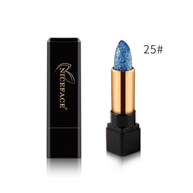 niceface Brand Magic Temperature Change Color Lip Stick Waterproof Long Lasting Moisturizer Shiny Glitter Lipstick Cosmetic