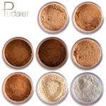 2018 New pudaier Brand Oil Control Powder Makeup Long Lasting Bronzer Matte Mineral Dark Skin Contour Loose Face Powder