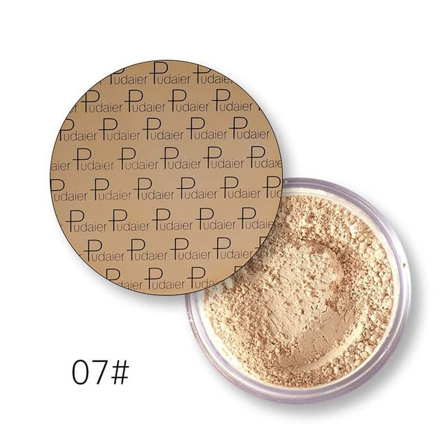 2018 New pudaier Brand Oil Control Powder Makeup Long Lasting Bronzer Matte Mineral Dark Skin Contour Loose Face Powder